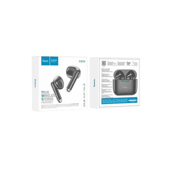 ყურსასმენი Hoco EW34 Full true TWS wireless headset, 3 image - TechMall.geყურსასმენი Hoco EW34 Full true TWS wireless headset, 3 image - TechMall.ge ,ყურსასმენი Hoco EW34 Full true TWS wireless headset, 3 image - TechMall.ge