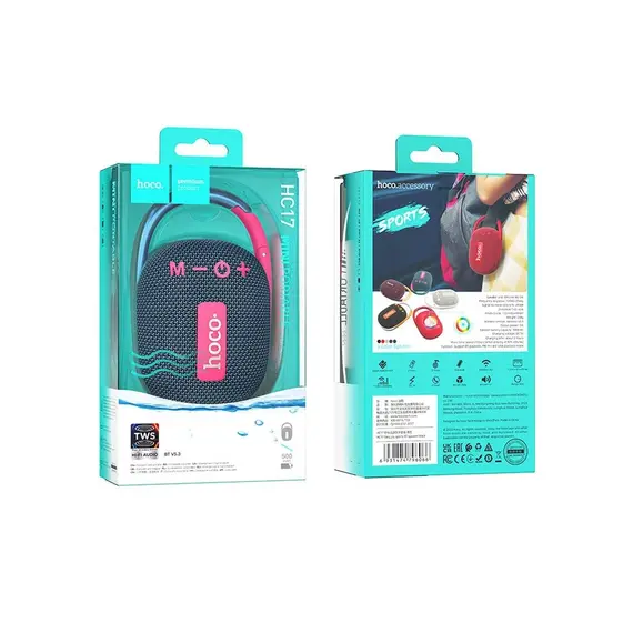 დინამიკი Hoco HC17 Easy joy sports wireless speaker Navy blue, 2 image - TechMall.geდინამიკი Hoco HC17 Easy joy sports wireless speaker Navy blue, 2 image - TechMall.ge ,დინამიკი Hoco HC17 Easy joy sports wireless speaker Navy blue, 2 image - TechMall.ge