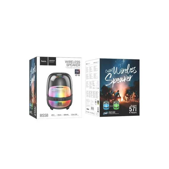 დინამიკი Hoco BS58 Crystal colorful luminous  portable speaker Magic black night, 3 image - TechMall.geდინამიკი Hoco BS58 Crystal colorful luminous  portable speaker Magic black night, 3 image - TechMall.ge ,დინამიკი Hoco BS58 Crystal colorful luminous  portable speaker Magic black night, 3 image - TechMall.ge