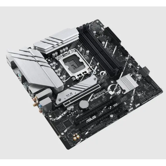 დედა დაფა ASUS Motherboard PRIME B760M-A WIFI s1700 B760 4xDDR5 M.2 HDMI DP Wi-Fi BT mATX, 2 image - TechMall.geდედა დაფა ASUS Motherboard PRIME B760M-A WIFI s1700 B760 4xDDR5 M.2 HDMI DP Wi-Fi BT mATX, 2 image - TechMall.ge ,დედა დაფა ASUS Motherboard PRIME B760M-A WIFI s1700 B760 4xDDR5 M.2 HDMI DP Wi-Fi BT mATX, 2 image - TechMall.ge
