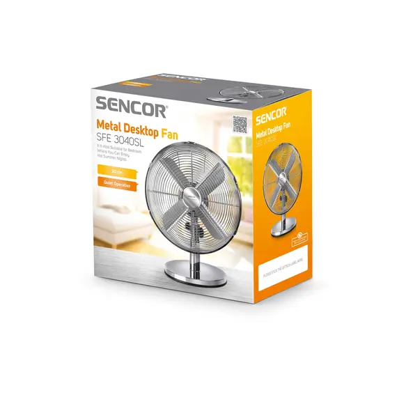 ვენტილატორი Sencor SFE 3040SL Desk Fan, 35 W, Diameter- 30 cm, 3speed, High Quality Chromed, 3 image - TechMall.geვენტილატორი Sencor SFE 3040SL Desk Fan, 35 W, Diameter- 30 cm, 3speed, High Quality Chromed, 3 image - TechMall.ge ,ვენტილატორი Sencor SFE 3040SL Desk Fan, 35 W, Diameter- 30 cm, 3speed, High Quality Chromed, 3 image - TechMall.ge