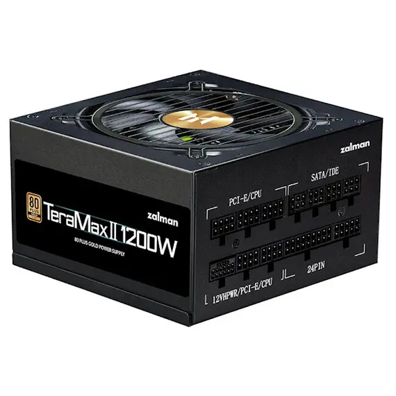 კვების ბლოკი Zalman PSU Teramax 2  (1200W), >90%, 80+ Gold, 120mm, 1xMB 28pin (18+10), 2xCPU 8pin(4+4), 3xMolex, 12xSATA, 4xPCIe 8pin(6+2), 1x12VHPWR, Fully Modular, 2 image - TechMall.geკვების ბლოკი Zalman PSU Teramax 2  (1200W), >90%, 80+ Gold, 120mm, 1xMB 28pin (18+10), 2xCPU 8pin(4+4), 3xMolex, 12xSATA, 4xPCIe 8pin(6+2), 1x12VHPWR, Fully Modular, 2 image - TechMall.ge ,კვების ბლოკი Zalman PSU Teramax 2  (1200W), >90%, 80+ Gold, 120mm, 1xMB 28pin (18+10), 2xCPU 8pin(4+4), 3xMolex, 12xSATA, 4xPCIe 8pin(6+2), 1x12VHPWR, Fully Modular, 2 image - TechMall.ge