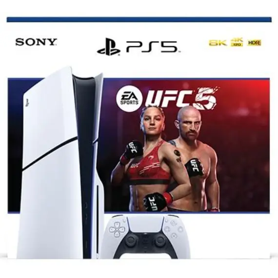 ფლეისთეიშენი Sony PlayStation PS5 Slim 1TB UFC 5 Bundle - TechMall.geფლეისთეიშენი Sony PlayStation PS5 Slim 1TB UFC 5 Bundle - TechMall.ge ,ფლეისთეიშენი Sony PlayStation PS5 Slim 1TB UFC 5 Bundle - TechMall.ge