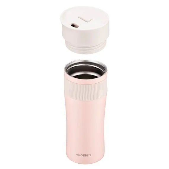 თერმოსი Ardesto Travel mug CaldoCup, 450ml, stainless steel, pink, 3 image - TechMall.geთერმოსი Ardesto Travel mug CaldoCup, 450ml, stainless steel, pink, 3 image - TechMall.ge ,თერმოსი Ardesto Travel mug CaldoCup, 450ml, stainless steel, pink, 3 image - TechMall.ge