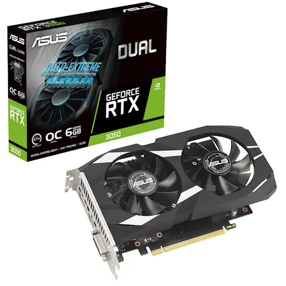 ვიდეო დაფა Asus 90YV0K60-M0NA00, Gaming GeForce RTX3050OC Dual, 6GB, 96Bit, DVI-D, HDMI, DP, Black - TechMall.geვიდეო დაფა Asus 90YV0K60-M0NA00, Gaming GeForce RTX3050OC Dual, 6GB, 96Bit, DVI-D, HDMI, DP, Black - TechMall.ge ,ვიდეო დაფა Asus 90YV0K60-M0NA00, Gaming GeForce RTX3050OC Dual, 6GB, 96Bit, DVI-D, HDMI, DP, Black - TechMall.ge