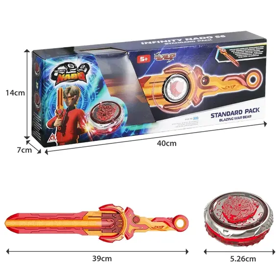 სათამაშო ნაკრები Infinity Nado VI Standard Pack Blazing War Bear, 6 image - TechMall.geსათამაშო ნაკრები Infinity Nado VI Standard Pack Blazing War Bear, 6 image - TechMall.ge ,სათამაშო ნაკრები Infinity Nado VI Standard Pack Blazing War Bear, 6 image - TechMall.ge