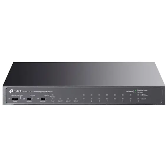 სვიჩი TP-link TL-SL1311P 8-Port 10/100 Mbps +3-Port Gigabit  Switch with 8-Port PoE+ - TechMall.geსვიჩი TP-link TL-SL1311P 8-Port 10/100 Mbps +3-Port Gigabit  Switch with 8-Port PoE+ - TechMall.ge ,სვიჩი TP-link TL-SL1311P 8-Port 10/100 Mbps +3-Port Gigabit  Switch with 8-Port PoE+ - TechMall.ge