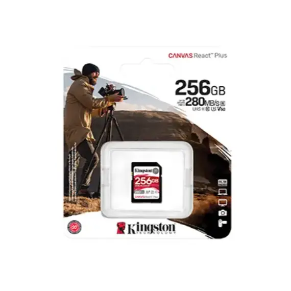 ფლეშ ბარათი Kingston Canvas React Plus 256 GB Class 10/UHS-II, 2 image - TechMall.geფლეშ ბარათი Kingston Canvas React Plus 256 GB Class 10/UHS-II, 2 image - TechMall.ge ,ფლეშ ბარათი Kingston Canvas React Plus 256 GB Class 10/UHS-II, 2 image - TechMall.ge