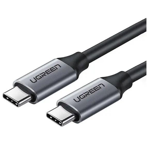 USB კაბელი UGREEN US161 (50751), USB 3.1 Type-c To Type-c Cable, 1.5m, Black - TechMall.geUSB კაბელი UGREEN US161 (50751), USB 3.1 Type-c To Type-c Cable, 1.5m, Black - TechMall.ge ,USB კაბელი UGREEN US161 (50751), USB 3.1 Type-c To Type-c Cable, 1.5m, Black - TechMall.ge