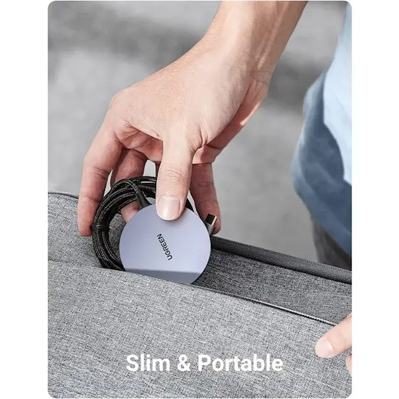 უსადენო დამტენი UGREEN CD245 (30233), MFA MagSafe 15W, Type-C to Magnetic Wireless Charger, Gray, 4 image - TechMall.geუსადენო დამტენი UGREEN CD245 (30233), MFA MagSafe 15W, Type-C to Magnetic Wireless Charger, Gray, 4 image - TechMall.ge ,უსადენო დამტენი UGREEN CD245 (30233), MFA MagSafe 15W, Type-C to Magnetic Wireless Charger, Gray, 4 image - TechMall.ge