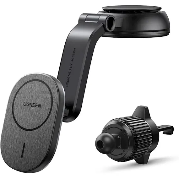 უსადენო დამტენი UGREEN CD345 (15120), 15W, Magnetic Car Wireless Charger MagSafe, Black - TechMall.geუსადენო დამტენი UGREEN CD345 (15120), 15W, Magnetic Car Wireless Charger MagSafe, Black - TechMall.ge ,უსადენო დამტენი UGREEN CD345 (15120), 15W, Magnetic Car Wireless Charger MagSafe, Black - TechMall.ge