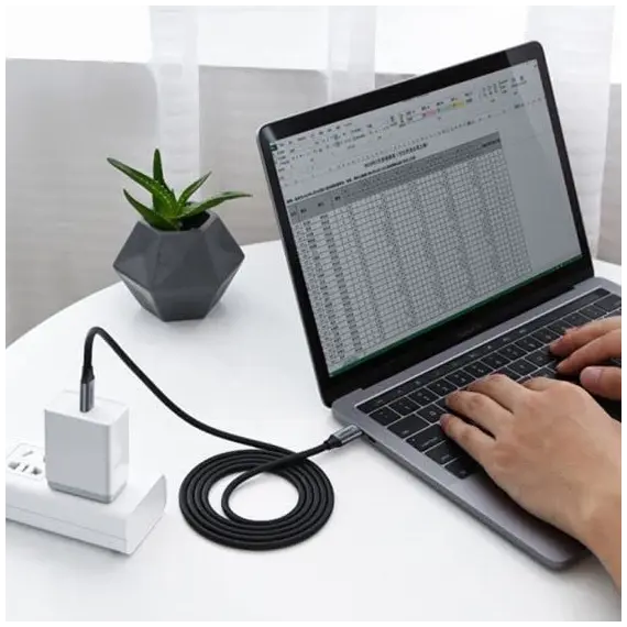 USB კაბელი UGREEN US161 (50751), USB 3.1 Type-c To Type-c Cable, 1.5m, Black, 2 image - TechMall.geUSB კაბელი UGREEN US161 (50751), USB 3.1 Type-c To Type-c Cable, 1.5m, Black, 2 image - TechMall.ge ,USB კაბელი UGREEN US161 (50751), USB 3.1 Type-c To Type-c Cable, 1.5m, Black, 2 image - TechMall.ge