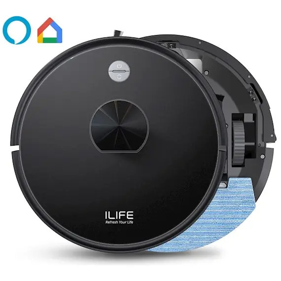 რობოტი მტვერსასრუტი Ilife A20, 4000Pa Laser Navigation Robotic Vacuum & Mop With APP Control, Black, 2 image - TechMall.geრობოტი მტვერსასრუტი Ilife A20, 4000Pa Laser Navigation Robotic Vacuum & Mop With APP Control, Black, 2 image - TechMall.ge ,რობოტი მტვერსასრუტი Ilife A20, 4000Pa Laser Navigation Robotic Vacuum & Mop With APP Control, Black, 2 image - TechMall.ge