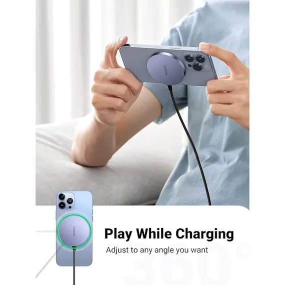 უსადენო დამტენი UGREEN CD245 (30233), MFA MagSafe 15W, Type-C to Magnetic Wireless Charger, Gray, 3 image - TechMall.geუსადენო დამტენი UGREEN CD245 (30233), MFA MagSafe 15W, Type-C to Magnetic Wireless Charger, Gray, 3 image - TechMall.ge ,უსადენო დამტენი UGREEN CD245 (30233), MFA MagSafe 15W, Type-C to Magnetic Wireless Charger, Gray, 3 image - TechMall.ge