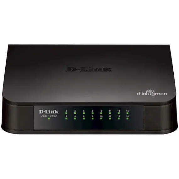 სვიჩი D-Link DES-1016A Unmanaged Switch 16x100Base-TX, plastic case - TechMall.geსვიჩი D-Link DES-1016A Unmanaged Switch 16x100Base-TX, plastic case - TechMall.ge ,სვიჩი D-Link DES-1016A Unmanaged Switch 16x100Base-TX, plastic case - TechMall.ge