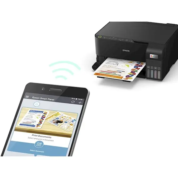 პრინტერი Epson C11CK59404 EcoTank L3550, MFP, A4, Wi-Fi, USB, Black, 4 image - TechMall.geპრინტერი Epson C11CK59404 EcoTank L3550, MFP, A4, Wi-Fi, USB, Black, 4 image - TechMall.ge ,პრინტერი Epson C11CK59404 EcoTank L3550, MFP, A4, Wi-Fi, USB, Black, 4 image - TechMall.ge