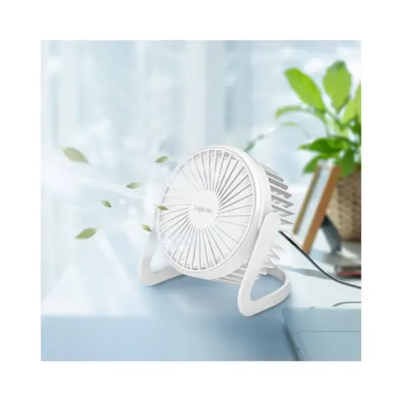 ვენტილატორი Logilink UA0402 USB desk Fan 12.7cm 30dB White, 4 image - TechMall.geვენტილატორი Logilink UA0402 USB desk Fan 12.7cm 30dB White, 4 image - TechMall.ge ,ვენტილატორი Logilink UA0402 USB desk Fan 12.7cm 30dB White, 4 image - TechMall.ge