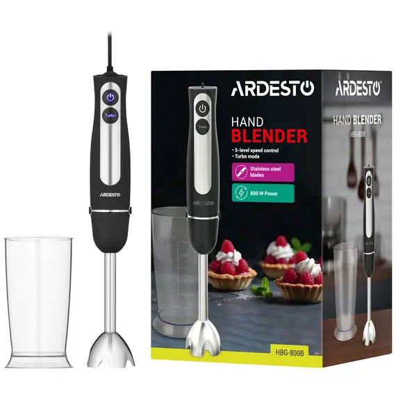 ბლენდერი Ardesto submersible blender 800W, bowl-600ml, black-silver, 8 image - TechMall.geბლენდერი Ardesto submersible blender 800W, bowl-600ml, black-silver, 8 image - TechMall.ge ,ბლენდერი Ardesto submersible blender 800W, bowl-600ml, black-silver, 8 image - TechMall.ge