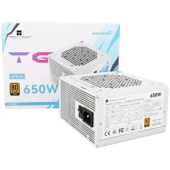 კვების ბლოკი THERMALRIGHT 650W 80 Plus Gold PSU White - TR-TG650S-W, 3 image - TechMall.geკვების ბლოკი THERMALRIGHT 650W 80 Plus Gold PSU White - TR-TG650S-W, 3 image - TechMall.ge ,კვების ბლოკი THERMALRIGHT 650W 80 Plus Gold PSU White - TR-TG650S-W, 3 image - TechMall.ge