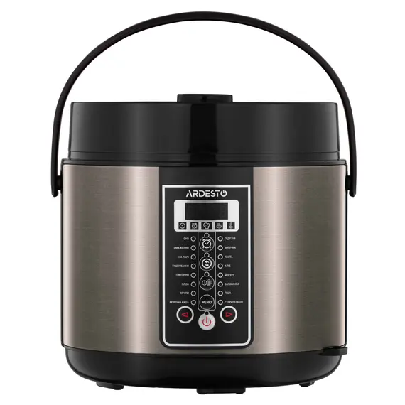 მულტისახარში ARDESTO Multicooker, 860W, bowl-5L, electronic control, recipes book, inox+ plastic, bronz, 2 image - TechMall.geმულტისახარში ARDESTO Multicooker, 860W, bowl-5L, electronic control, recipes book, inox+ plastic, bronz, 2 image - TechMall.ge ,მულტისახარში ARDESTO Multicooker, 860W, bowl-5L, electronic control, recipes book, inox+ plastic, bronz, 2 image - TechMall.ge