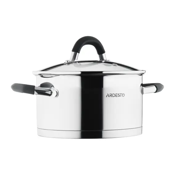 ქვაბების ნაკრები Ardesto Cookware set Gemini Monza with drain, 6pcs, stainless steel, 5 image - TechMall.geქვაბების ნაკრები Ardesto Cookware set Gemini Monza with drain, 6pcs, stainless steel, 5 image - TechMall.ge ,ქვაბების ნაკრები Ardesto Cookware set Gemini Monza with drain, 6pcs, stainless steel, 5 image - TechMall.ge