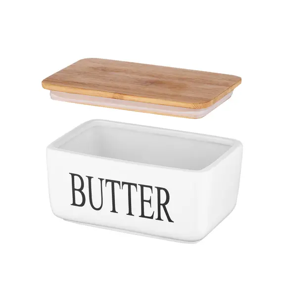 საკარაქე Ardesto Butter dish Midori 16.5х10х8, ceramic, bamboo, white, 5 image - TechMall.geსაკარაქე Ardesto Butter dish Midori 16.5х10х8, ceramic, bamboo, white, 5 image - TechMall.ge ,საკარაქე Ardesto Butter dish Midori 16.5х10х8, ceramic, bamboo, white, 5 image - TechMall.ge