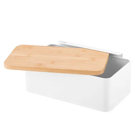საპურე Ardesto Bread bin Midori 33х13х18cm, metal, bamboo, white, 5 image - TechMall.geსაპურე Ardesto Bread bin Midori 33х13х18cm, metal, bamboo, white, 5 image - TechMall.ge ,საპურე Ardesto Bread bin Midori 33х13х18cm, metal, bamboo, white, 5 image - TechMall.ge