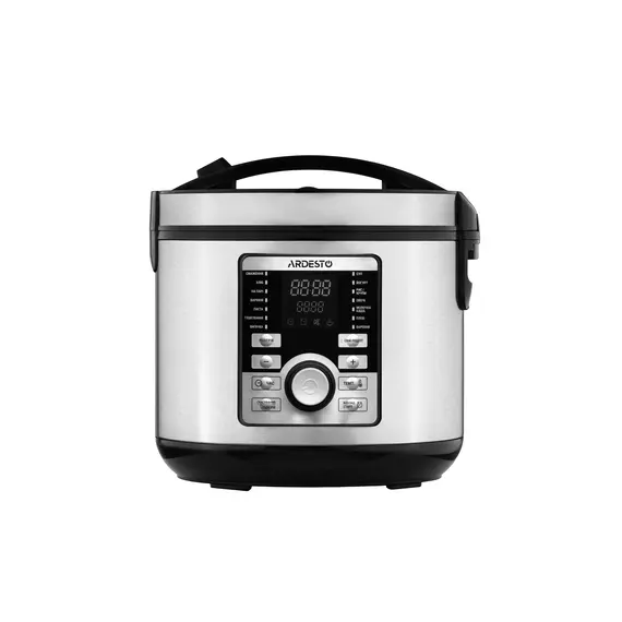 მულტისახარში Ardesto multicooker, 860W, bowl-5l, electronic control, recipes book, iron/plastic, silver - TechMall.geმულტისახარში Ardesto multicooker, 860W, bowl-5l, electronic control, recipes book, iron/plastic, silver - TechMall.ge ,მულტისახარში Ardesto multicooker, 860W, bowl-5l, electronic control, recipes book, iron/plastic, silver - TechMall.ge