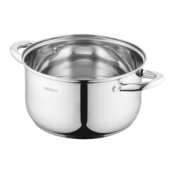 ქვაბი Ardesto Casserole with glass lid Gemini Gourmet Spoleto,, 5.8l, stainless steel, 2 image - TechMall.geქვაბი Ardesto Casserole with glass lid Gemini Gourmet Spoleto,, 5.8l, stainless steel, 2 image - TechMall.ge ,ქვაბი Ardesto Casserole with glass lid Gemini Gourmet Spoleto,, 5.8l, stainless steel, 2 image - TechMall.ge