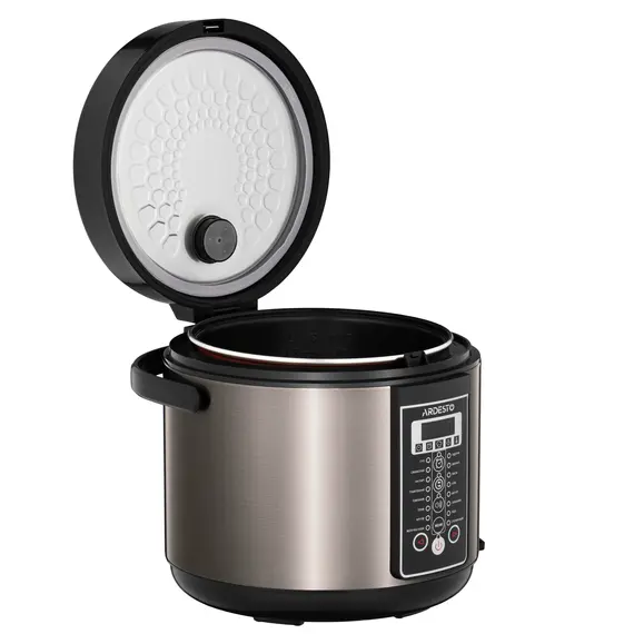 მულტისახარში ARDESTO Multicooker, 860W, bowl-5L, electronic control, recipes book, inox+ plastic, bronz, 4 image - TechMall.geმულტისახარში ARDESTO Multicooker, 860W, bowl-5L, electronic control, recipes book, inox+ plastic, bronz, 4 image - TechMall.ge ,მულტისახარში ARDESTO Multicooker, 860W, bowl-5L, electronic control, recipes book, inox+ plastic, bronz, 4 image - TechMall.ge