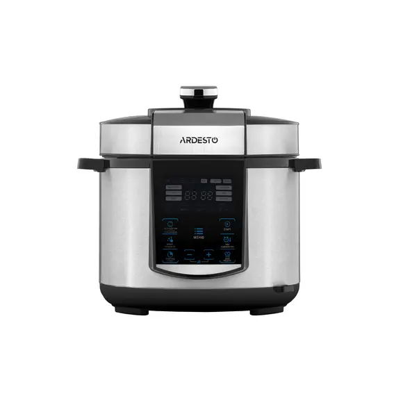 მულტისახარში Ardesto pressure cooker, 900W, bowl-5l, electronic control, recipes book, iron/plastic, silver - TechMall.geმულტისახარში Ardesto pressure cooker, 900W, bowl-5l, electronic control, recipes book, iron/plastic, silver - TechMall.ge ,მულტისახარში Ardesto pressure cooker, 900W, bowl-5l, electronic control, recipes book, iron/plastic, silver - TechMall.ge