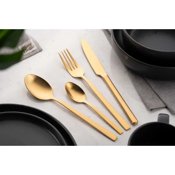 დანა-ჩანგლის ნაკრები Ardesto Cutlery set Black Mars Favola, 4pcs, stainless steel, golden, 2 image - TechMall.geდანა-ჩანგლის ნაკრები Ardesto Cutlery set Black Mars Favola, 4pcs, stainless steel, golden, 2 image - TechMall.ge ,დანა-ჩანგლის ნაკრები Ardesto Cutlery set Black Mars Favola, 4pcs, stainless steel, golden, 2 image - TechMall.ge