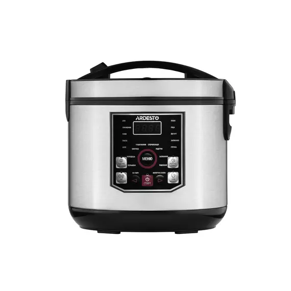 მულტისახარში Ardesto multicooker, 860W, bowl-5l, electronic control, recipes book, iron/plastic, silver - TechMall.geმულტისახარში Ardesto multicooker, 860W, bowl-5l, electronic control, recipes book, iron/plastic, silver - TechMall.ge ,მულტისახარში Ardesto multicooker, 860W, bowl-5l, electronic control, recipes book, iron/plastic, silver - TechMall.ge