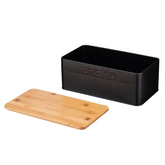 პურის შესანახი Ardesto Bread bin Midori 33х18х12cm, metal, bamboo, black, 3 image - TechMall.geპურის შესანახი Ardesto Bread bin Midori 33х18х12cm, metal, bamboo, black, 3 image - TechMall.ge ,პურის შესანახი Ardesto Bread bin Midori 33х18х12cm, metal, bamboo, black, 3 image - TechMall.ge