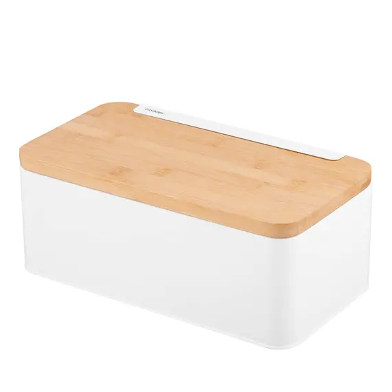 საპურე Ardesto Bread bin Midori 33х13х18cm, metal, bamboo, white, 4 image - TechMall.geსაპურე Ardesto Bread bin Midori 33х13х18cm, metal, bamboo, white, 4 image - TechMall.ge ,საპურე Ardesto Bread bin Midori 33х13х18cm, metal, bamboo, white, 4 image - TechMall.ge