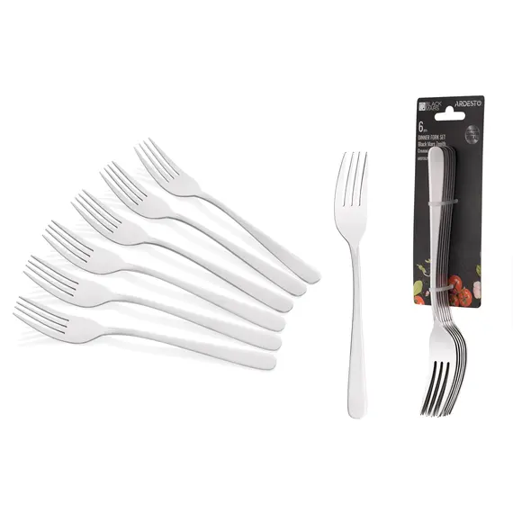 ჩანგლების ნაკრები Ardesto Table forks set Black Mars Zenith, 6pcs, stainless steel, 2 image - TechMall.geჩანგლების ნაკრები Ardesto Table forks set Black Mars Zenith, 6pcs, stainless steel, 2 image - TechMall.ge ,ჩანგლების ნაკრები Ardesto Table forks set Black Mars Zenith, 6pcs, stainless steel, 2 image - TechMall.ge
