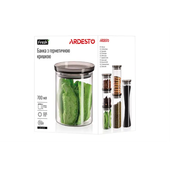 მინია ქილა Ardesto Jar Fresh, 700ml, glass, plastic, transparent, 8 image - TechMall.geმინია ქილა Ardesto Jar Fresh, 700ml, glass, plastic, transparent, 8 image - TechMall.ge ,მინია ქილა Ardesto Jar Fresh, 700ml, glass, plastic, transparent, 8 image - TechMall.ge