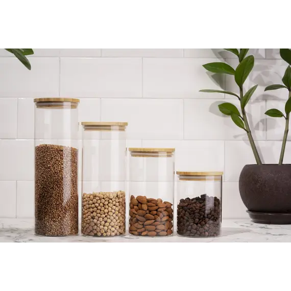 ქილა Ardesto Jar Midori, 1300ml, glass, bamboo, round, transparent, 4 image - TechMall.geქილა Ardesto Jar Midori, 1300ml, glass, bamboo, round, transparent, 4 image - TechMall.ge ,ქილა Ardesto Jar Midori, 1300ml, glass, bamboo, round, transparent, 4 image - TechMall.ge