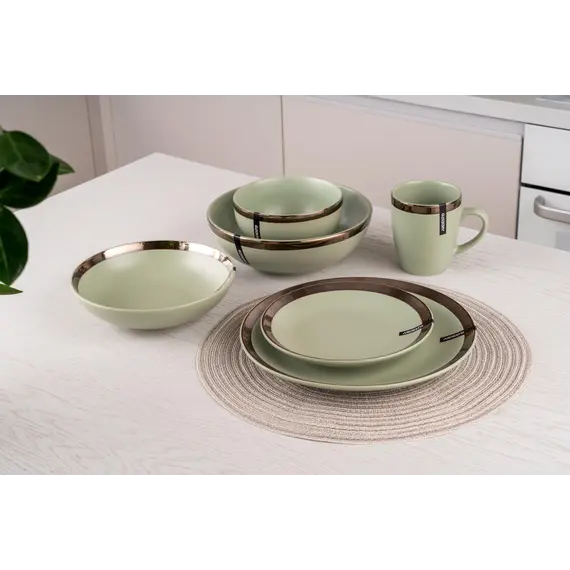 კერამიკის თეფში Ardesto Dinner plate Liguria Green bay, 26cm, ceramics, green, 3 image - TechMall.geკერამიკის თეფში Ardesto Dinner plate Liguria Green bay, 26cm, ceramics, green, 3 image - TechMall.ge ,კერამიკის თეფში Ardesto Dinner plate Liguria Green bay, 26cm, ceramics, green, 3 image - TechMall.ge