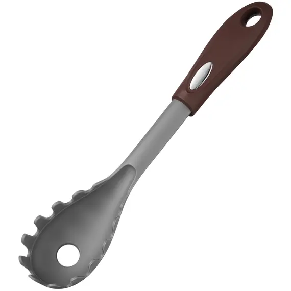 კოვზი პასტისთვის Ardesto Spaghetti spoon Gemini, 28cm, nylon, gray-brown, 4 image - TechMall.geკოვზი პასტისთვის Ardesto Spaghetti spoon Gemini, 28cm, nylon, gray-brown, 4 image - TechMall.ge ,კოვზი პასტისთვის Ardesto Spaghetti spoon Gemini, 28cm, nylon, gray-brown, 4 image - TechMall.ge