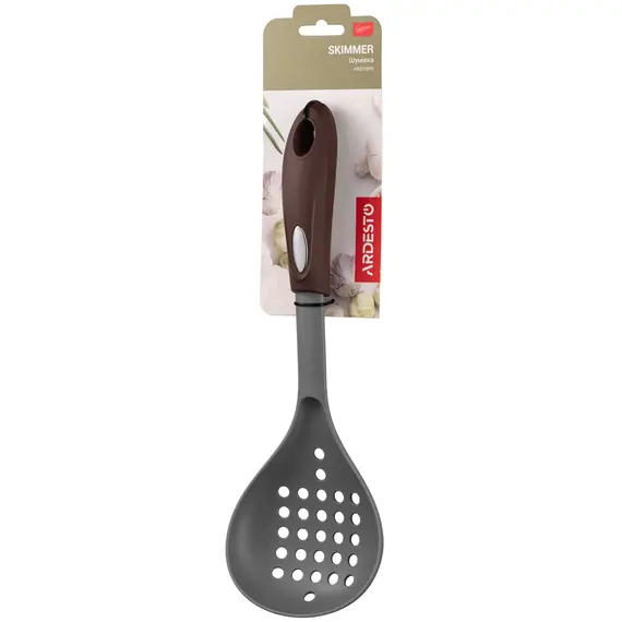 ჩამჩა Ardesto Skimmer Gemini, 32cm, nylon, gray-brown - TechMall.geჩამჩა Ardesto Skimmer Gemini, 32cm, nylon, gray-brown - TechMall.ge ,ჩამჩა Ardesto Skimmer Gemini, 32cm, nylon, gray-brown - TechMall.ge