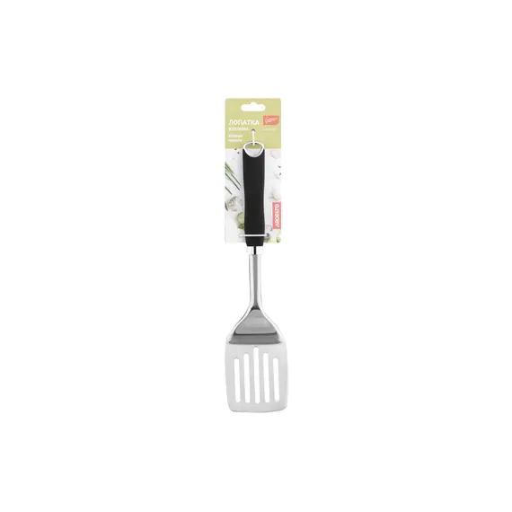 სპატულა Ardesto Turner Gemini, 33cm, stainless steel, plastic, black, 2 image - TechMall.geსპატულა Ardesto Turner Gemini, 33cm, stainless steel, plastic, black, 2 image - TechMall.ge ,სპატულა Ardesto Turner Gemini, 33cm, stainless steel, plastic, black, 2 image - TechMall.ge
