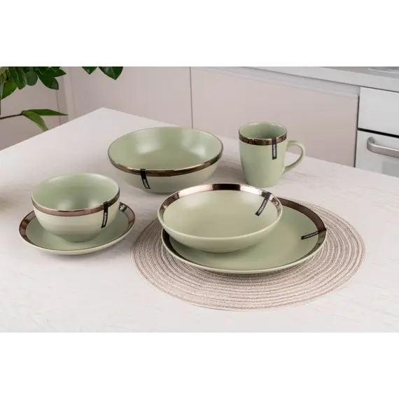 სალათის თასი Ardesto Bowl Liguria Green bay, 22cm, ceramics,  green, 3 image - TechMall.geსალათის თასი Ardesto Bowl Liguria Green bay, 22cm, ceramics,  green, 3 image - TechMall.ge ,სალათის თასი Ardesto Bowl Liguria Green bay, 22cm, ceramics,  green, 3 image - TechMall.ge
