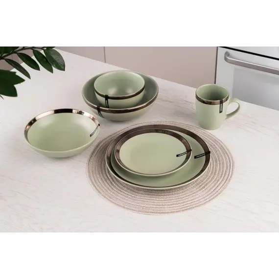 სალათის თასი Ardesto Bowl Liguria Green bay, 22cm, ceramics,  green, 5 image - TechMall.geსალათის თასი Ardesto Bowl Liguria Green bay, 22cm, ceramics,  green, 5 image - TechMall.ge ,სალათის თასი Ardesto Bowl Liguria Green bay, 22cm, ceramics,  green, 5 image - TechMall.ge