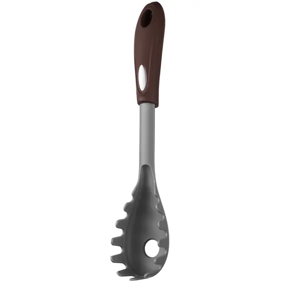 კოვზი პასტისთვის Ardesto Spaghetti spoon Gemini, 28cm, nylon, gray-brown, 3 image - TechMall.geკოვზი პასტისთვის Ardesto Spaghetti spoon Gemini, 28cm, nylon, gray-brown, 3 image - TechMall.ge ,კოვზი პასტისთვის Ardesto Spaghetti spoon Gemini, 28cm, nylon, gray-brown, 3 image - TechMall.ge