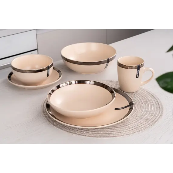 კერამიკის თეფში Ardesto Dessert plate Liguria Cream, 19cm, ceramics, creamy, 2 image - TechMall.geკერამიკის თეფში Ardesto Dessert plate Liguria Cream, 19cm, ceramics, creamy, 2 image - TechMall.ge ,კერამიკის თეფში Ardesto Dessert plate Liguria Cream, 19cm, ceramics, creamy, 2 image - TechMall.ge