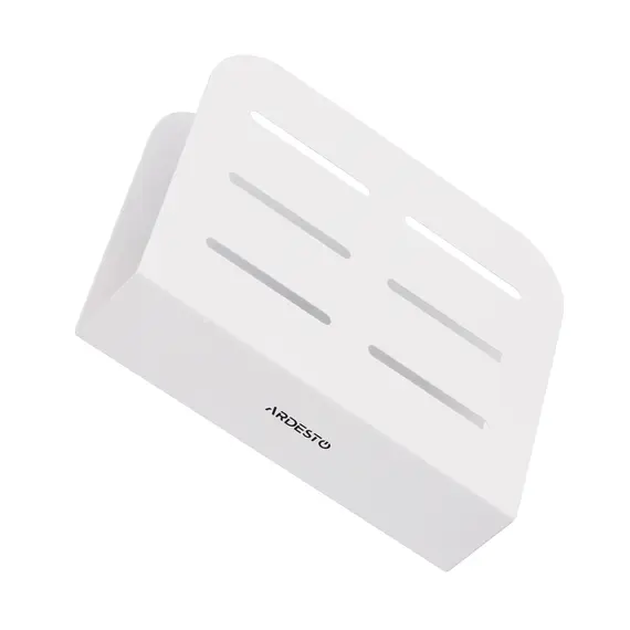 ხელსახოცის ჩასადები Ardesto Napkin holder Midori 15х4х12.5cm, metal, white, 4 image - TechMall.geხელსახოცის ჩასადები Ardesto Napkin holder Midori 15х4х12.5cm, metal, white, 4 image - TechMall.ge ,ხელსახოცის ჩასადები Ardesto Napkin holder Midori 15х4х12.5cm, metal, white, 4 image - TechMall.ge