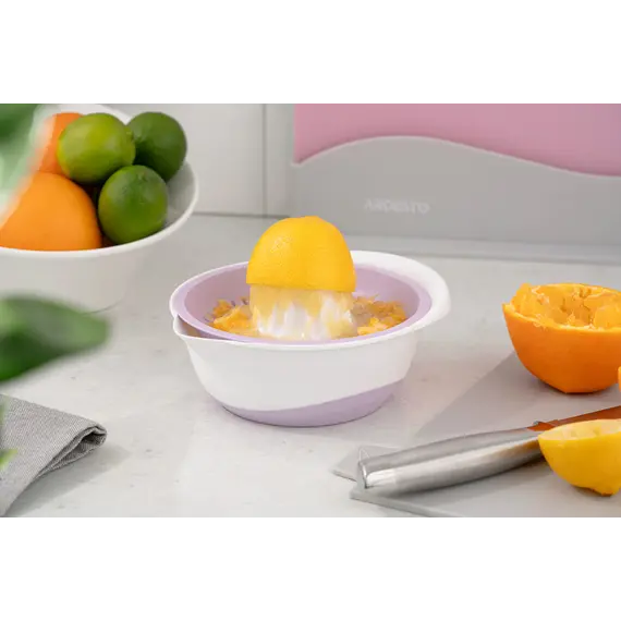 მექანიკური წვენსაწური Ardesto Citrus manual squeezer Fresh, 0.6l, plastic, lilac, 4 image - TechMall.geმექანიკური წვენსაწური Ardesto Citrus manual squeezer Fresh, 0.6l, plastic, lilac, 4 image - TechMall.ge ,მექანიკური წვენსაწური Ardesto Citrus manual squeezer Fresh, 0.6l, plastic, lilac, 4 image - TechMall.ge