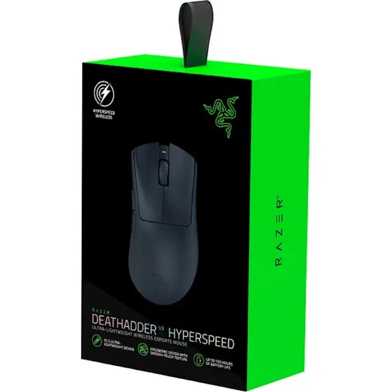 მაუსი Razer Mouse DeathAdder V3 HyperSpeed, WL, black, 4 image - TechMall.geმაუსი Razer Mouse DeathAdder V3 HyperSpeed, WL, black, 4 image - TechMall.ge ,მაუსი Razer Mouse DeathAdder V3 HyperSpeed, WL, black, 4 image - TechMall.ge