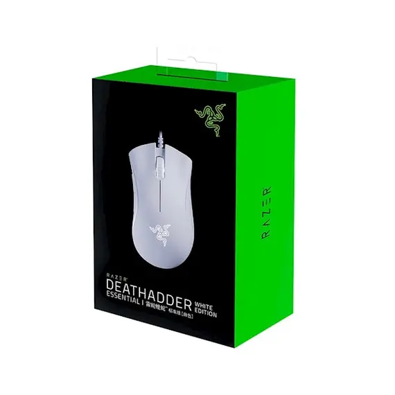 მაუსი Razer Mouse DeathAdder Essential Ed., White LED, USB-A, white, 5 image - TechMall.geმაუსი Razer Mouse DeathAdder Essential Ed., White LED, USB-A, white, 5 image - TechMall.ge ,მაუსი Razer Mouse DeathAdder Essential Ed., White LED, USB-A, white, 5 image - TechMall.ge